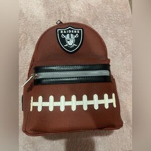 Raiders Football Mini Backpack NWT